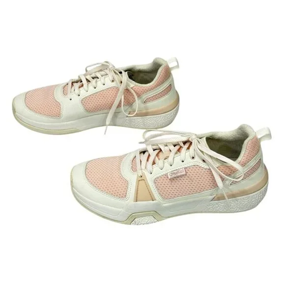 OluKai Women's Anau Court Pickleball Sneakers Rose Dust/Pink White EUC Size 9.5 - Picture 6 of 13
